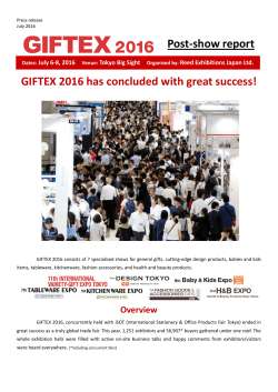 GIFTEX 2016 has concluded with great success! Post