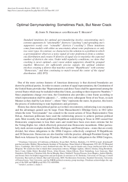 Optimal Gerrymandering: Sometimes Pack, But