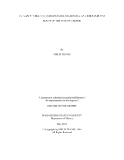 OUTLAW STATES: THE UNITED STATES, NICARAGUA, AND THE