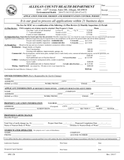 SESC Application