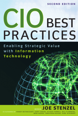 Enabling Strategic Value with Information Technology