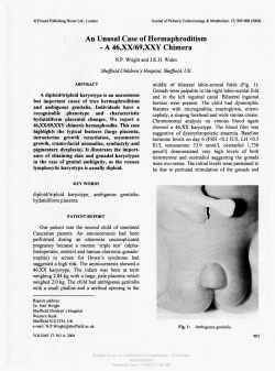 An Unusal Case of Hermaphroditism