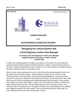 Navigating the Judicial System with a Dual Diagnosis Justice Case