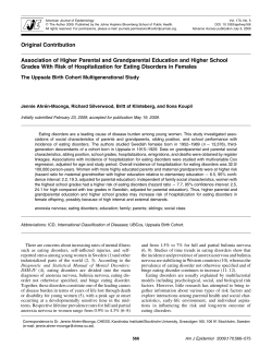 Association of Higher Parental and Grandparental Education and