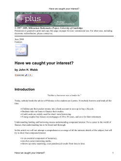 Have we caught your interest?