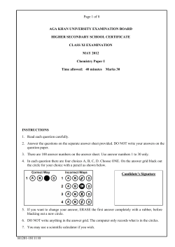 MCQ - Aga Khan University