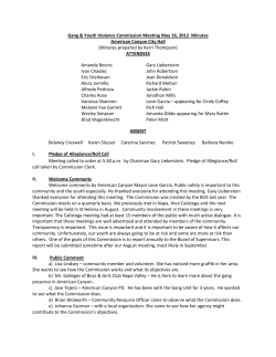 Minutes - County of Napa