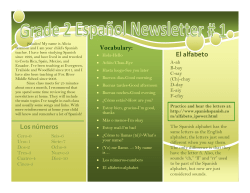 Los n&uacute;meros El alfabeto