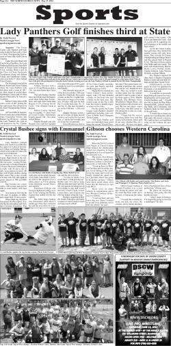 Lady Panthers Golf finishes third at State