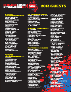 2013 Guests
