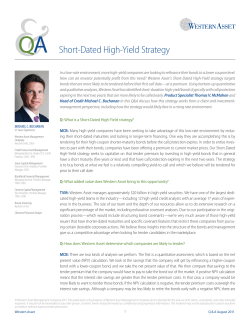 Short-Dated High-Yield Strategy