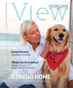 Teacher of the Year - Overlook View Magazine