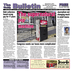 pop machine - The Bulletin