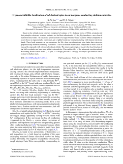 Organometalliclike localization of 4d-derived