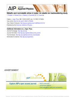 Metallic and nonmetallic shine in luster: An elastic ion