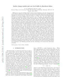 Lattice charge models and core level shifts in disordered alloys