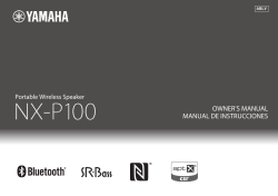 owner`s manual manual de instrucciones