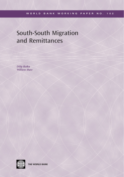 South-South Migration and Remittances
