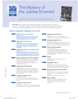 The Mystery of the Jubilee emerald