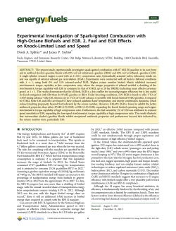 Experimental Investigation of Spark_Ignited Combustion with