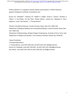 Positive selection on a regulatory insertion-deletion