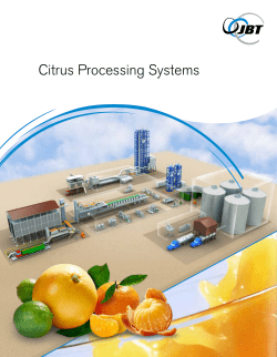 Citrus Processing Systems