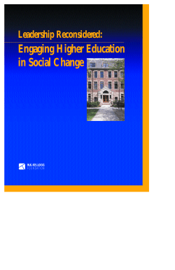 Leadership Reconsidered: Engaging Higher Education in