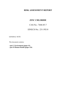draft risk assessment report - ECHA