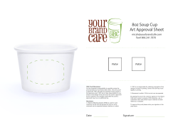 Art Approval Sheet 8oz Soup Cup