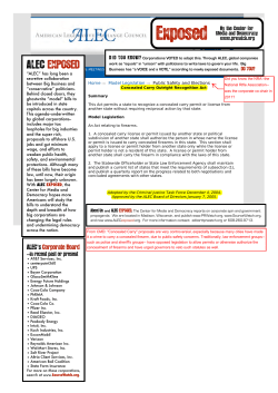 Concealed Carry Outright Recognition Act