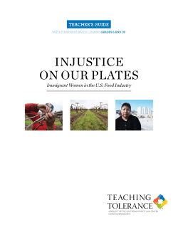 injustice on our plates