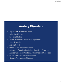 OCD 2014 Handout Slides - UCF College of Sciences