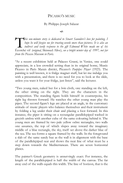 Picasso`s Music - African Yearbook of Rhetoric