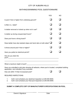 Swimming Pool Handout - City of Auburn Hills
