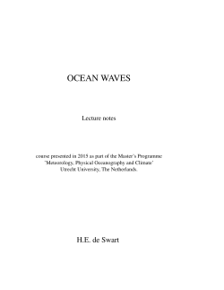 OCEAN WAVES - science.uu.nl project csg