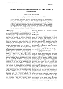 Title of the contribution prepared for the XXVIII ICPIG - ICPIG-2013