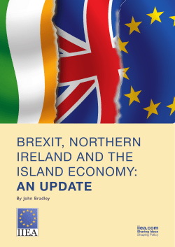 brexit, northern ireland and the island economy: an update