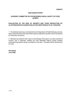 acmsf 479 - Food Standards Agency