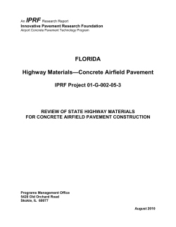Florida - The Innovative Pavement Research Foundation