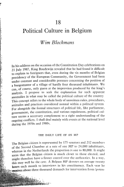 18 Political Culture in Belgium