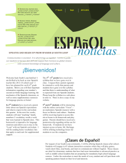 noticias - South Loop Elementary School