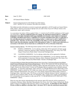 June 23, 2014 GM 14-08 To
