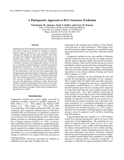 A Phylogenetic Approach to RNA Structure Prediction