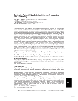 37 Sensing the Pulse of Urban Refueling Behavior: A Perspective