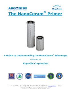 NanoCeram - Water Ways Baja