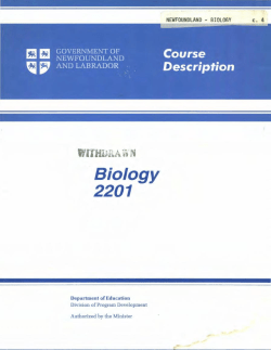 Biology 2201