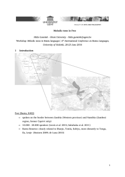 Melodic tone in Fwe (K402)