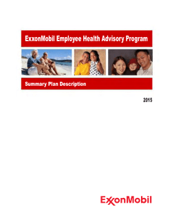 ExxonMobil Employee Health Advisory Program