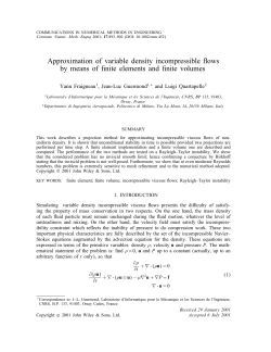 Approximation of variable density incompressible flows by means of