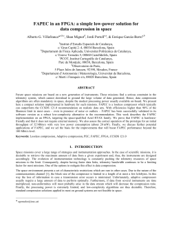 FAPEC in an FPGA: a simple low